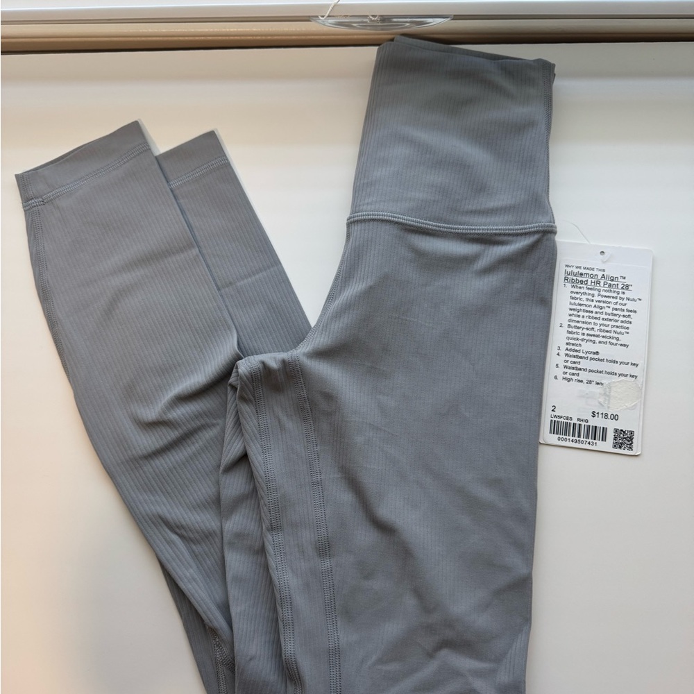 Lululemon Gray High-Waisted Leggings